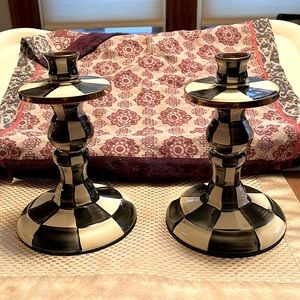 MacKenzie Childs Candle Stick Holders